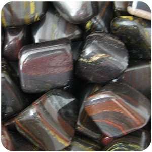 TIGER IRON   Tumbled Stones 5 MEDIUM Crystals
