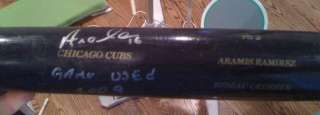 Aramis Ramirez Game Used Bat Cubs w/COA & Holo  