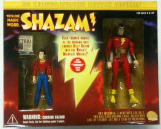Shazam! Billy Batson Captain Marvel Action Figures Set  