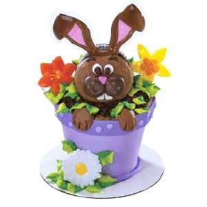  Bunny Ears Brown Large Cake Pick: Kitchen & Dining