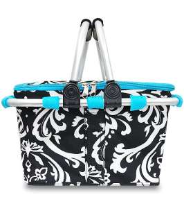 Insulated THERMAL Beach Market PICNIC BASKET Cooler Tote Thirty One 31 