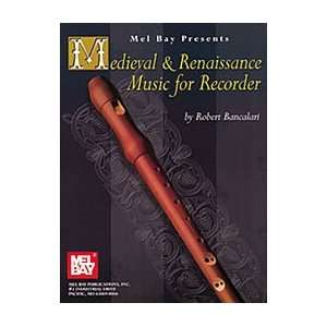  Medieval & Renaissance Music For Recorder Musical 