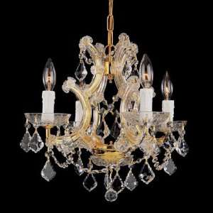 By Crystorama Lighting Maria Theresa Collection Gold Finish Chandelier