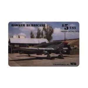 Collectible Phone Card $5. Hawker Hurricane (British Combat Aircraft 