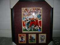 Joe Theismann  lot of 4 amazing autographs all framed  