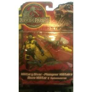  Jurassic Park III Military Diver & Spinosaurus: Toys 