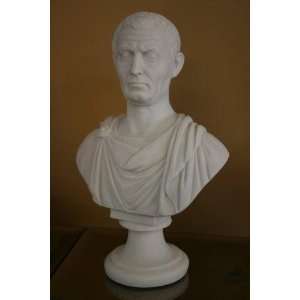 Julius Caesar 9 Tall Classic White Marble Cast