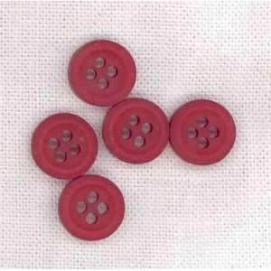  7/16 plastic shirt button maroon By The Each: Arts 