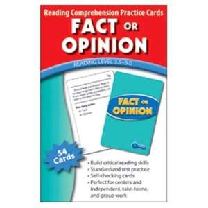  FACT OR OPINION PRACTICE CARDS Toys & Games