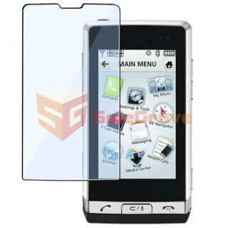   Silicone Gel Skin Case Cover+LCD Film Protector For LG DARE VX 9700