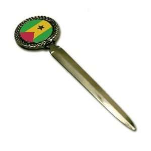  Sao Tome and Principe flag letter opener