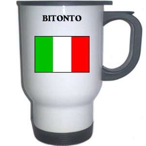  Italy (Italia)   BITONTO White Stainless Steel Mug 