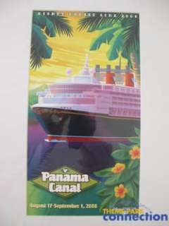 Disney Cruise Line DCL Matted Panama Canal Lithograph  