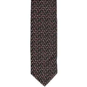 Black Christmas Candy Cane Ties