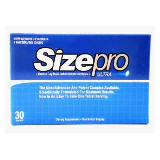   Size Pro Ultra Male Erection Strength 30 Ct