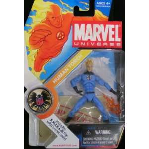   figure HUMAN TORCH (light blue suit, black accents) #011: Toys & Games