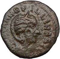 Tranquillina 238AD Deultum in Thrace NEMESIS Genuine Ancient Roman 