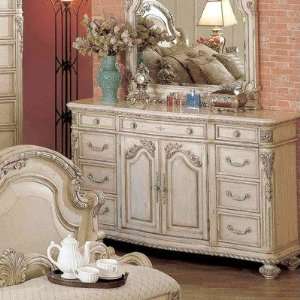   : Wildon Home PT3756DR Porter Dresser in Whitewash: Furniture & Decor