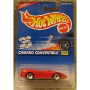  Hot Wheels Camaro Convertible Redw/5sps #344: Toys & Games
