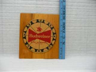   mini bud budweiser king of beers dart board for office or bar old 1991