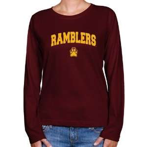  Loyola Chicago Ramblers Ladies Maroon Logo Arch Long 