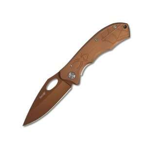 Fury Sporting Cutlery Web Pocket Knife with Copper Aluminum Handle and 