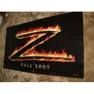  LEGEND OF ZORRO Movie Theater Display Banner Everything 