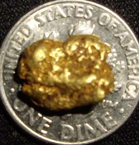 GOLD BULLION NUGGET Natural Alaska Specimen 1.898 GRAMS Collector 
