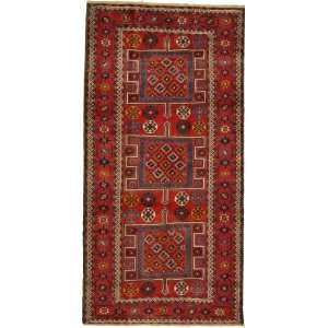   11 x 910 Red Persian Hand Knotted Wool Shiraz Rug Furniture & Decor