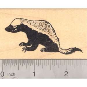 Honey Badger Rubber Stamp