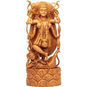 Goddess Kali   Kadamba Wood Sculpture from Jaipur