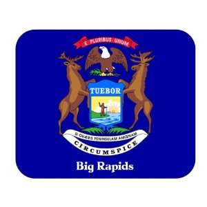  US State Flag   Big Rapids, Michigan (MI) Mouse Pad 