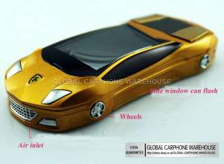   & Unlocked Slide SPORTS CAR CC Dual Sim Mobile Cell Phone Best Gift