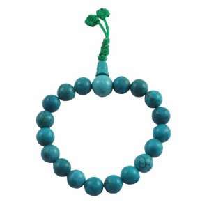   Bracelet, Tibetan Wrist Mala,Tibetan Bracelet, Turquoise Prayer Beads