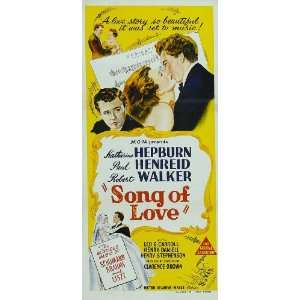  Song of Love Poster Movie Insert 14x36