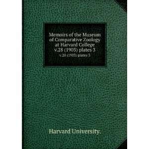 Memoirs of the Museum of Comparative Zoology at Harvard College. v.28 