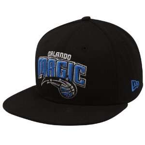  NBA New Era Orlando Magic Black 59FIFTY Flat Bill Fitted Hat 