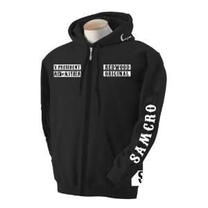 Fully Loaded 4* Samcro Sons of Anarchy Zipup Hooded Jacket   Size 