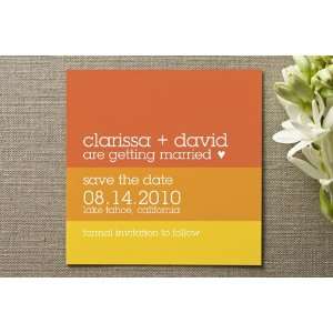    Summer Sun Save the Date Cards by emily rudnicki