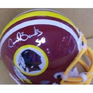  Carl Banks Signed Mini Helmet   Washington Redskins 