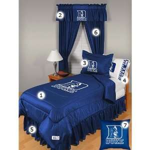 Duke Blue Devils Full Size Locker Room Bedroom Set: Sports 
