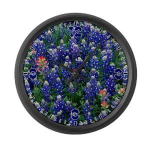  Large Wall Clock Texas Bluebonnets: Everything Else