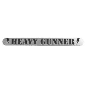  TechT Gun Tags   Heavy Gunner   Silver   98 Custom/ Alpha 