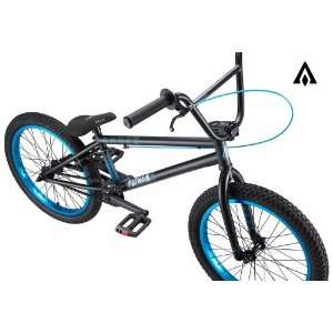   Fathom Matte Black w/ Hot Blue BMX Bike 