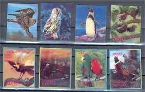 BHUTAN, BIRDS SUPER SET + SHEETLETS 3 D STAMPS, NH **  