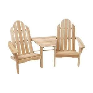  Adirondack Patio Tete A Tete: Home & Kitchen