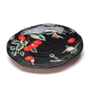  Spring   Terra Cotta Pottery Cherry   Cherry Plate: Home 
