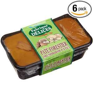   Pate Forestier (Forest Mushroom Pate), 7 Ounce Terrines (Pack of 6