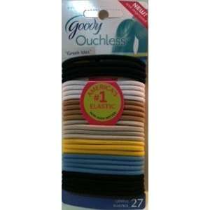  Goody Ouchless GREEK ISLES Elastics, 4 mm, 27 Count (Pack 