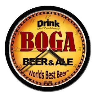  BOGA beer and ale cerveza wall clock 